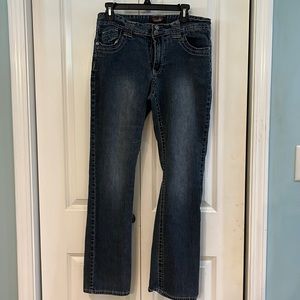 Angels stretchy jeans. Size 12. Beautiful design back pockets. Great condition